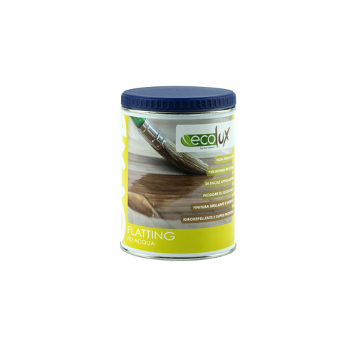 Ecolux Flatting Ad Acqua Ecologica Vernice per Legno